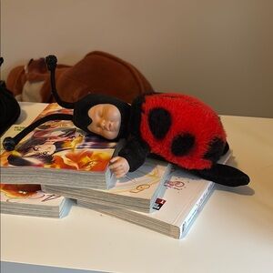 Vintage 1998 Anne geddes Ladybug Plush Doll